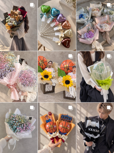 flower cafe MYU Instagramフィード投稿一覧